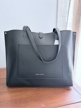 Rebecca Minkoff Megan Tote – Black Pebbled Leather